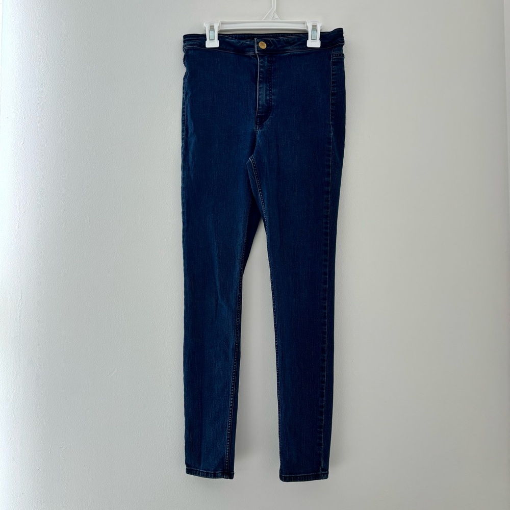 h&m dark wash skinny jeans